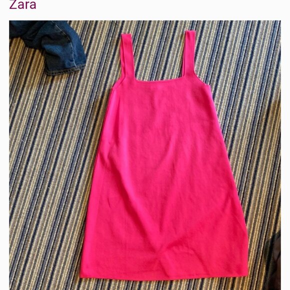 Zara Pink Shell Mini Dress - Picture 2 of 7